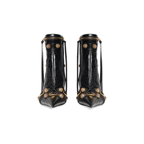 cagole 90mm bootie crocodile embossed