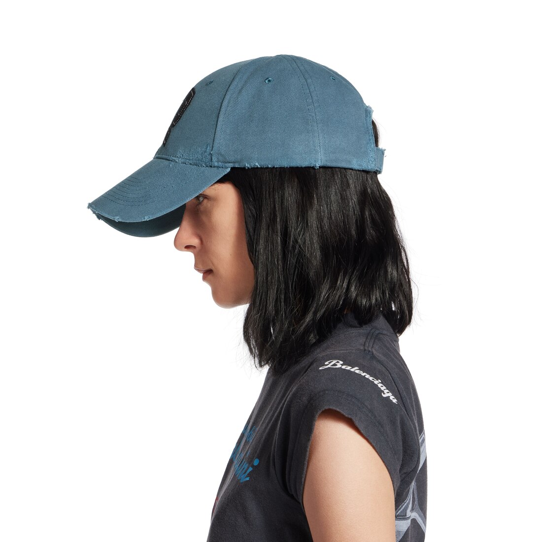 【BALENCIAGA】Vip Teamp Logo Cap ロゴ キャップ Vip Teamp Logo Cap in Dark Blue | Balenciaga US