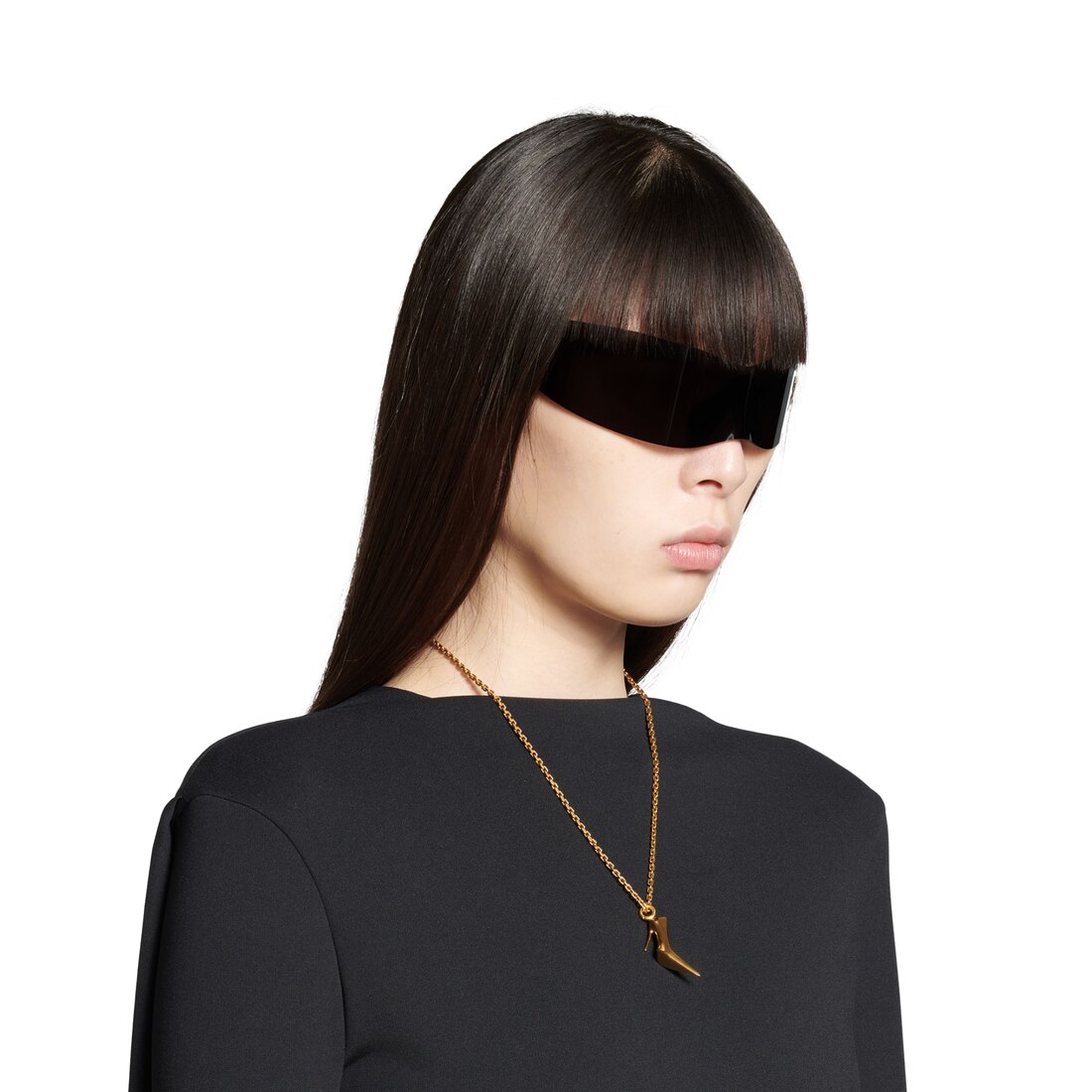 Women's Keyholder Thin Honey Necklace in Gold | Balenciaga US