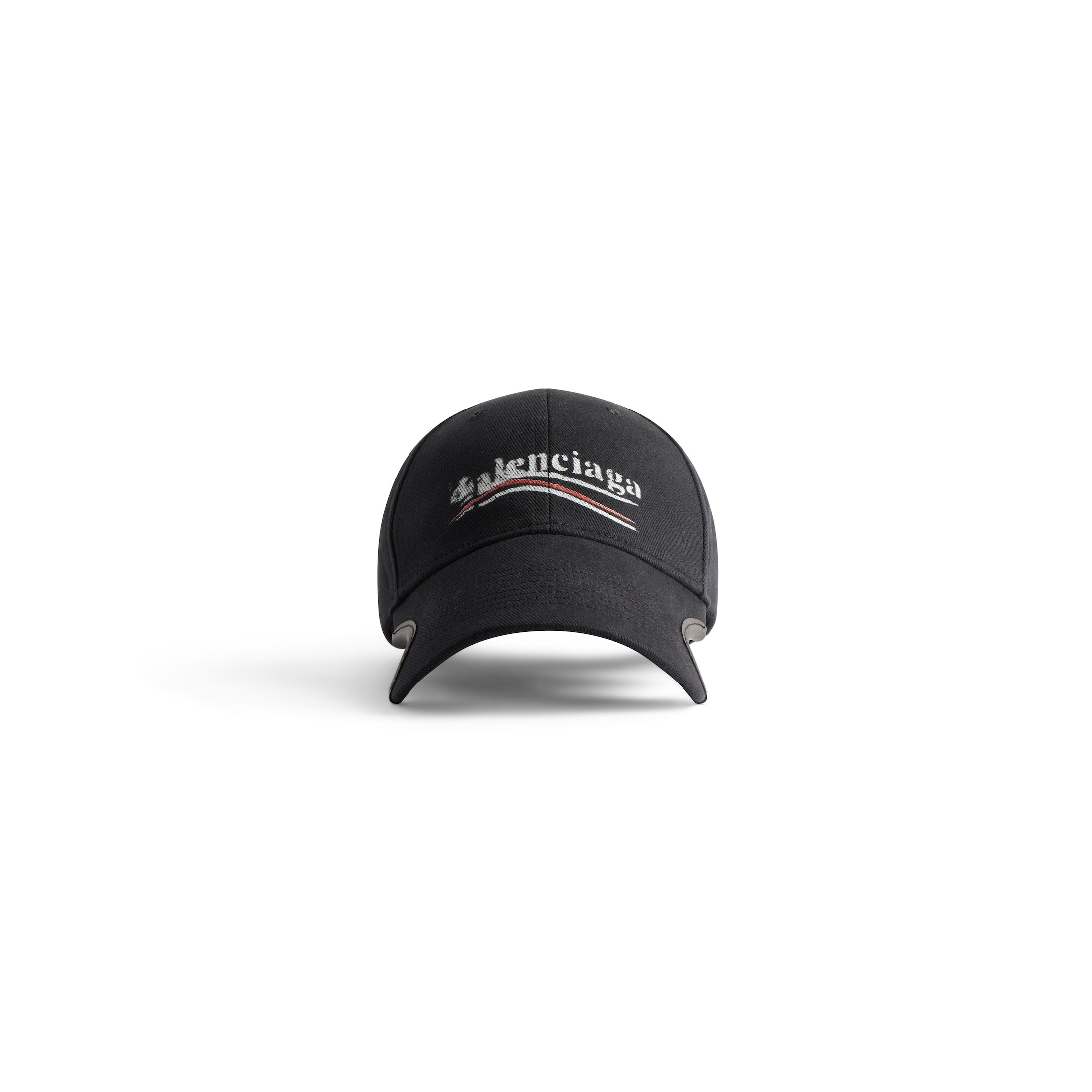 Balenciaga Political Stencil Cap - Black - Unisex - S - Cotton