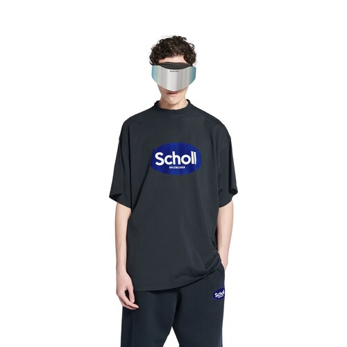 balenciaga i scholl oversized t-shirt