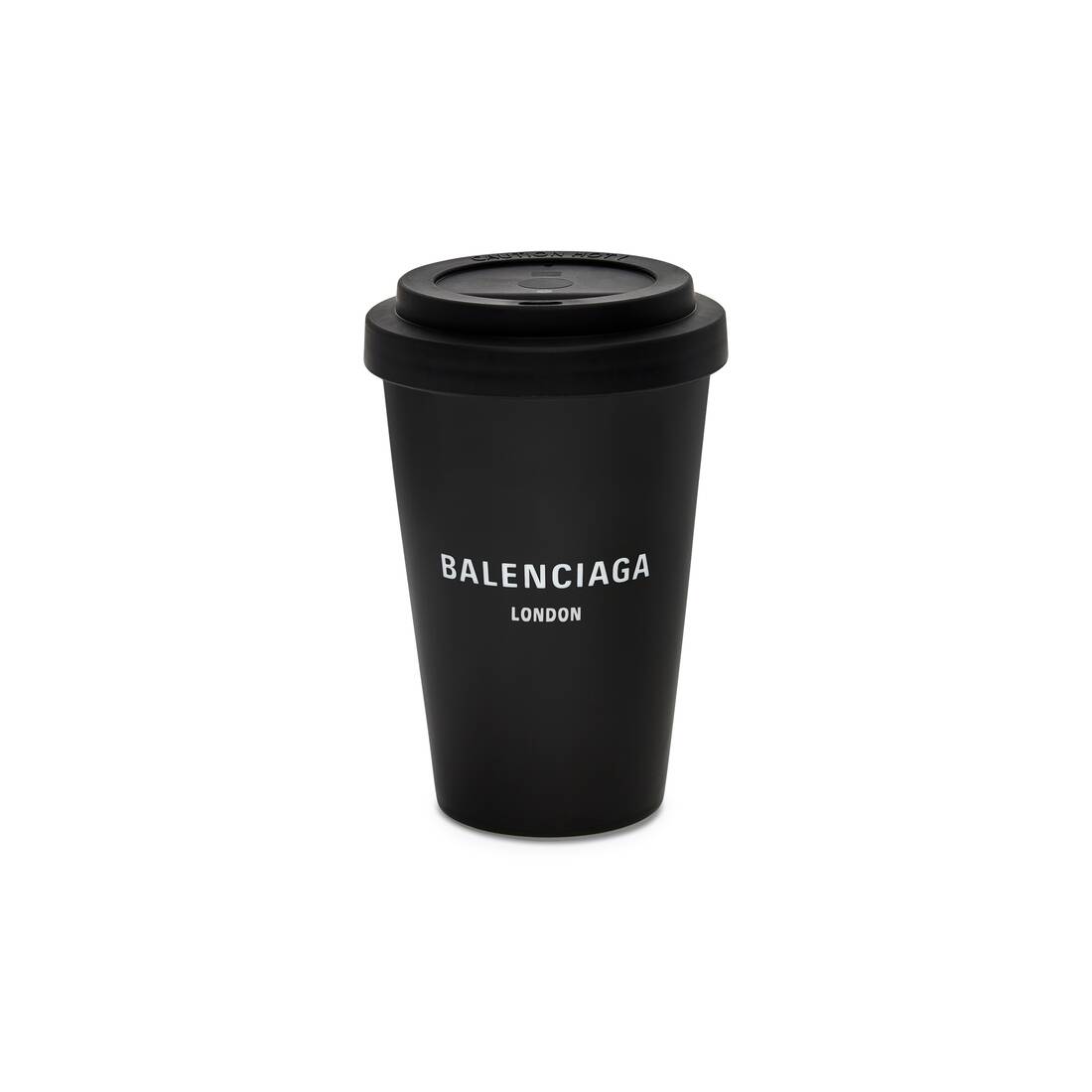 balenciaga.com | Cities London Coffee Cup in black porcelain