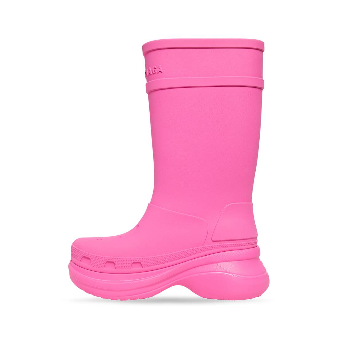 Balenciaga Women's Crocs Boot - Pink - Size 6