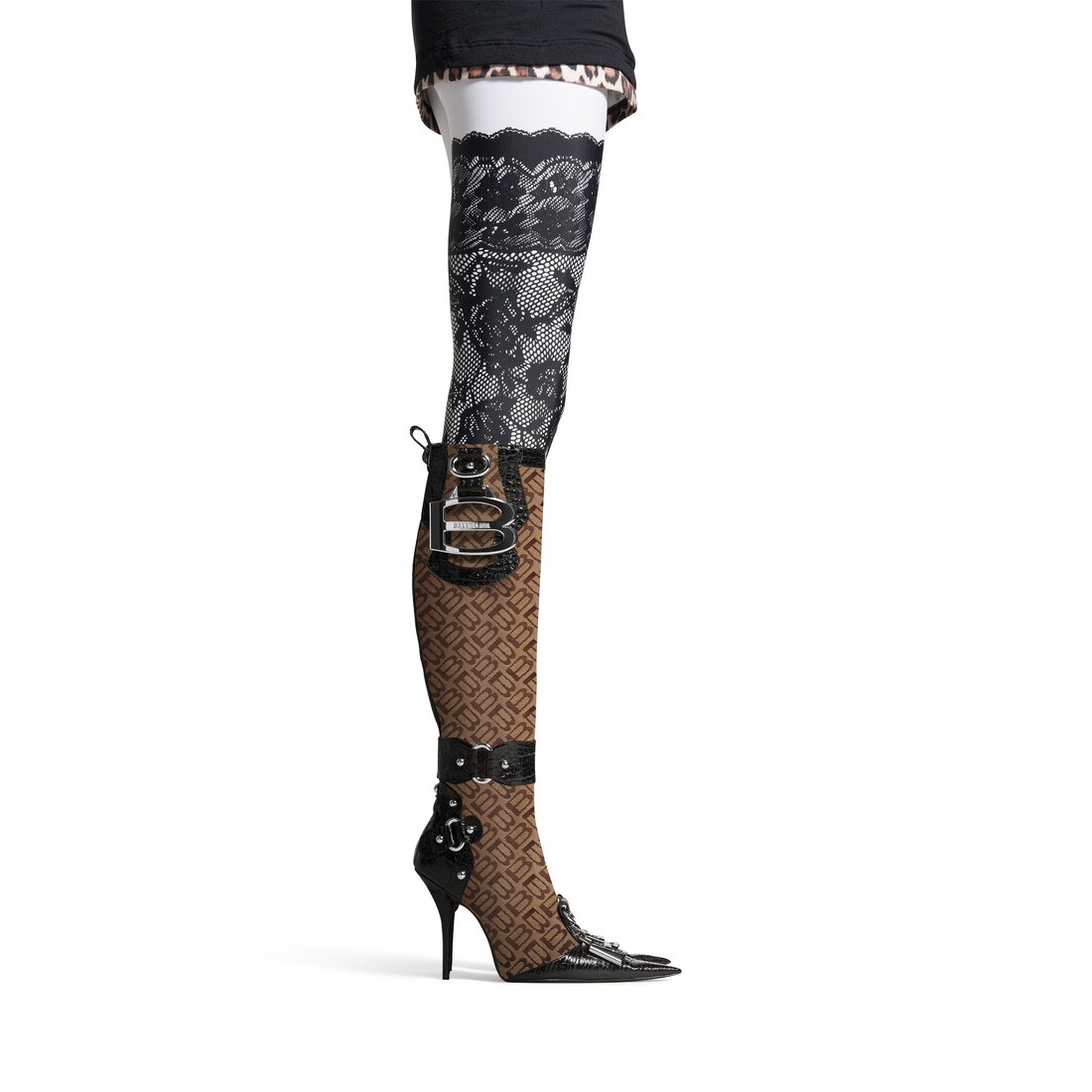 Balenciaga boots fashion thigh high