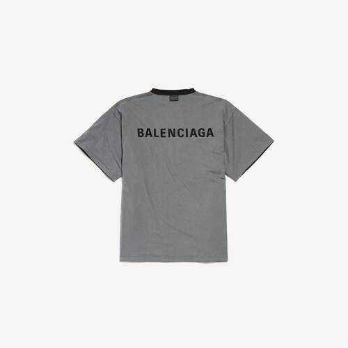 camiseta reversible balenciaga back oversized