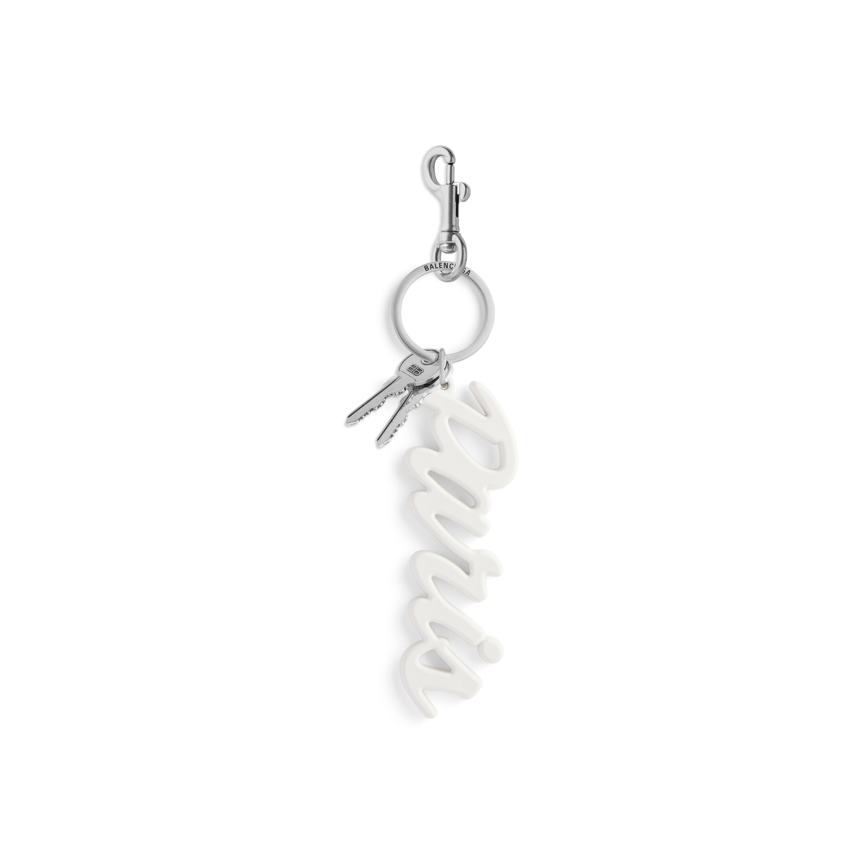 Charm/keychain Paris in White