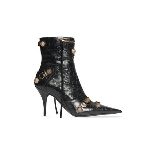 cagole 90mm bootie crocodile embossed