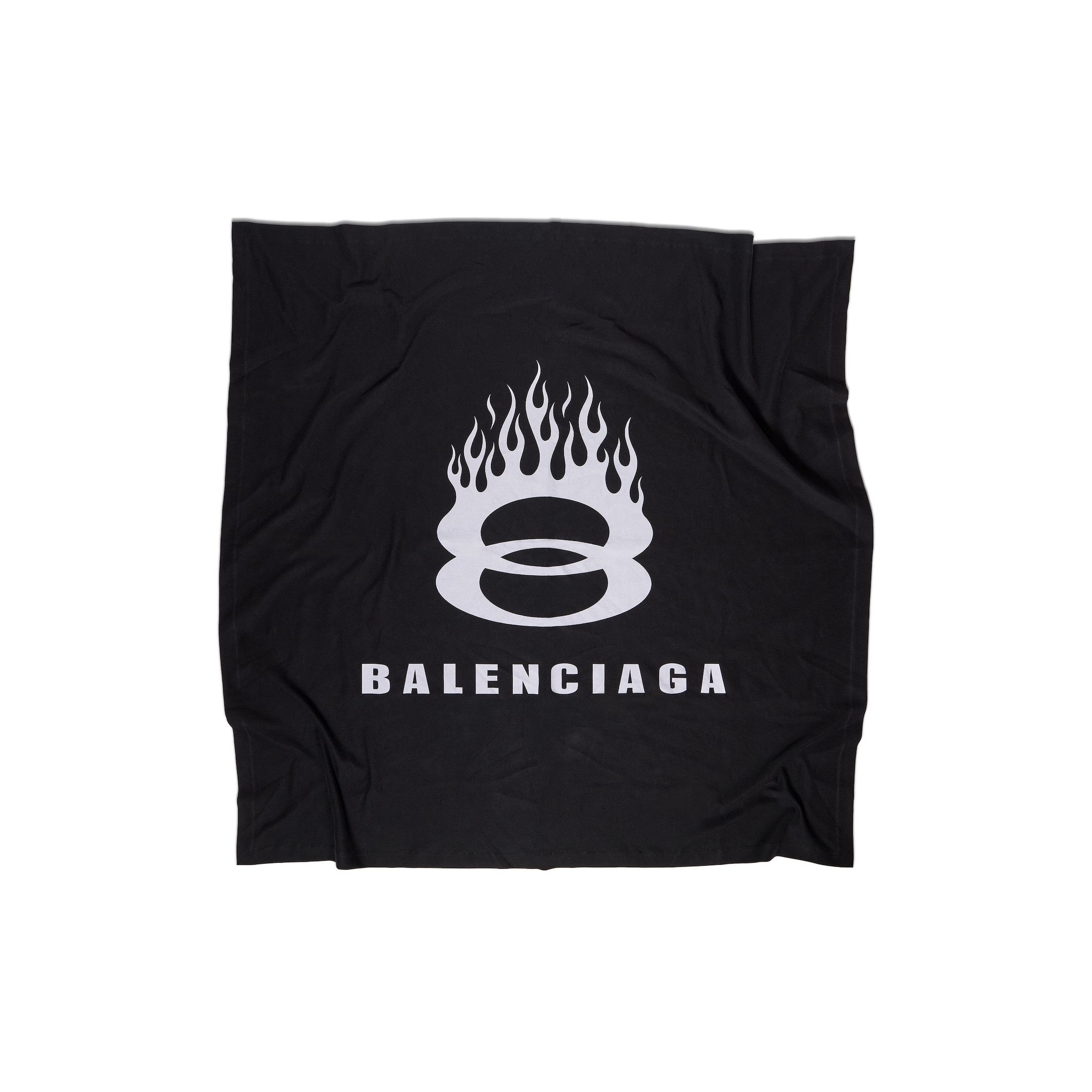 Balenciaga Beach Blanket - Black - Unisex - Cotton