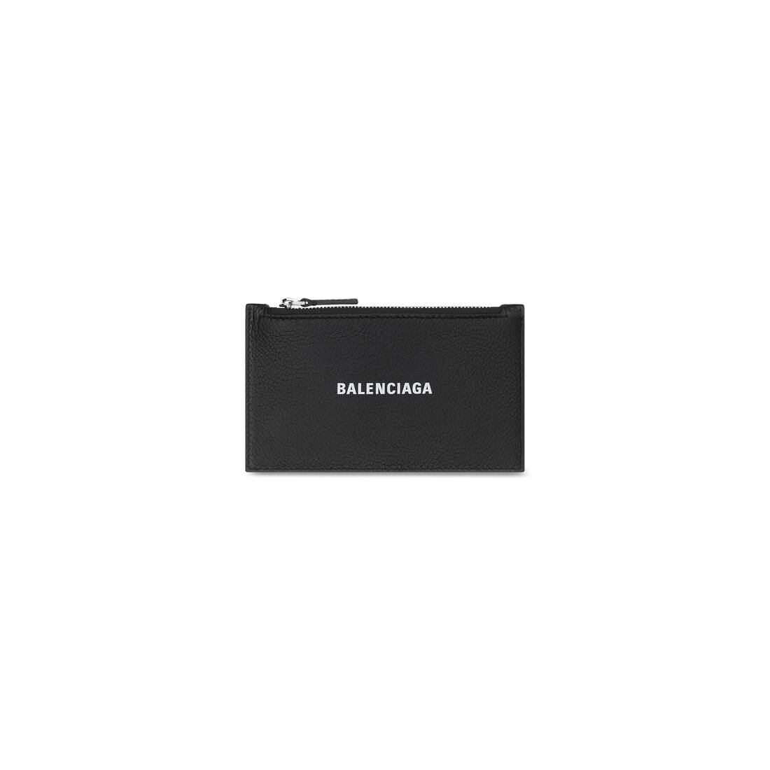 Men's Cash Long Coin And Card Holder in Black