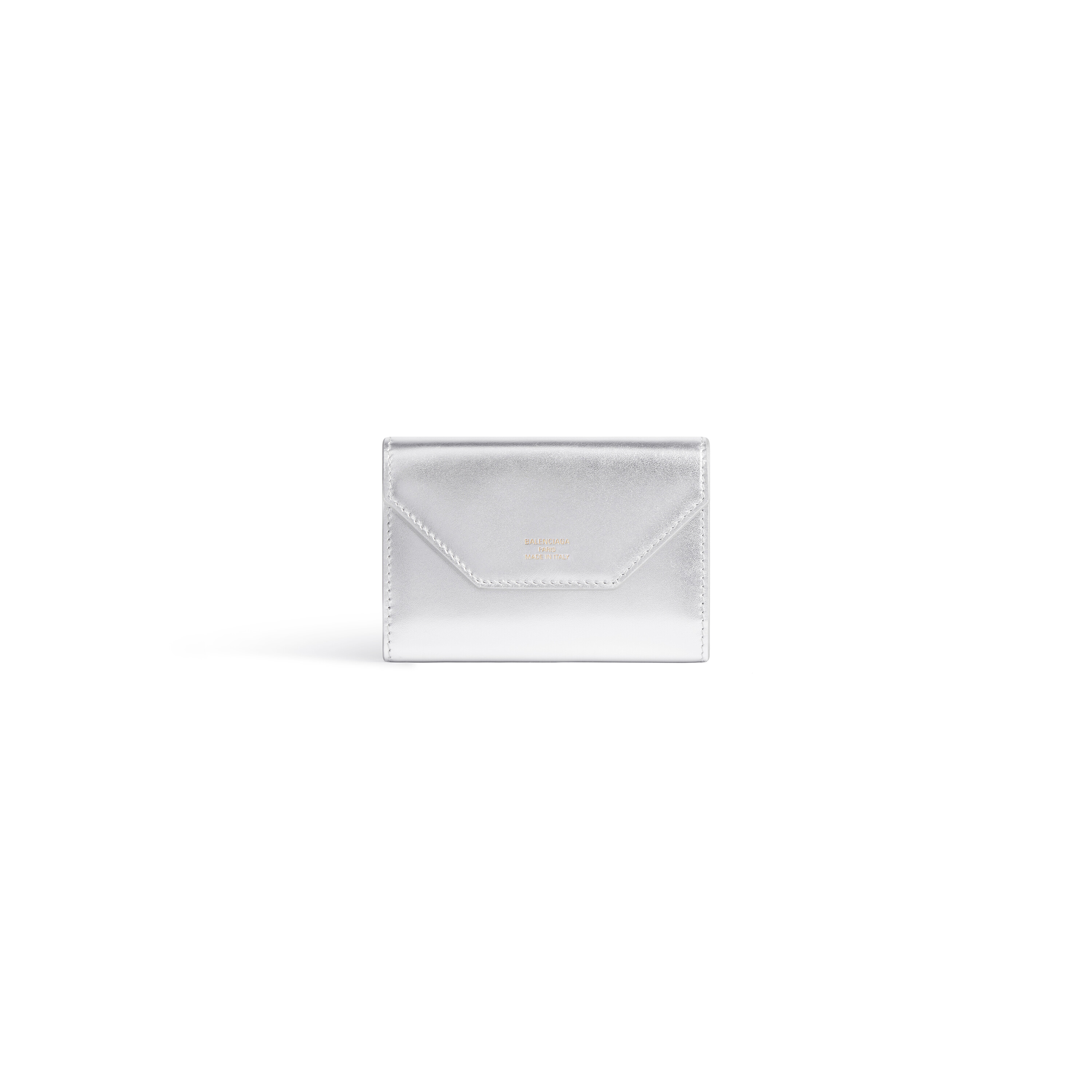 シルバー の ウィメンズ 日本限定 - Envelope スプリットリング付きキーケース メタライズド | Balenciaga JP