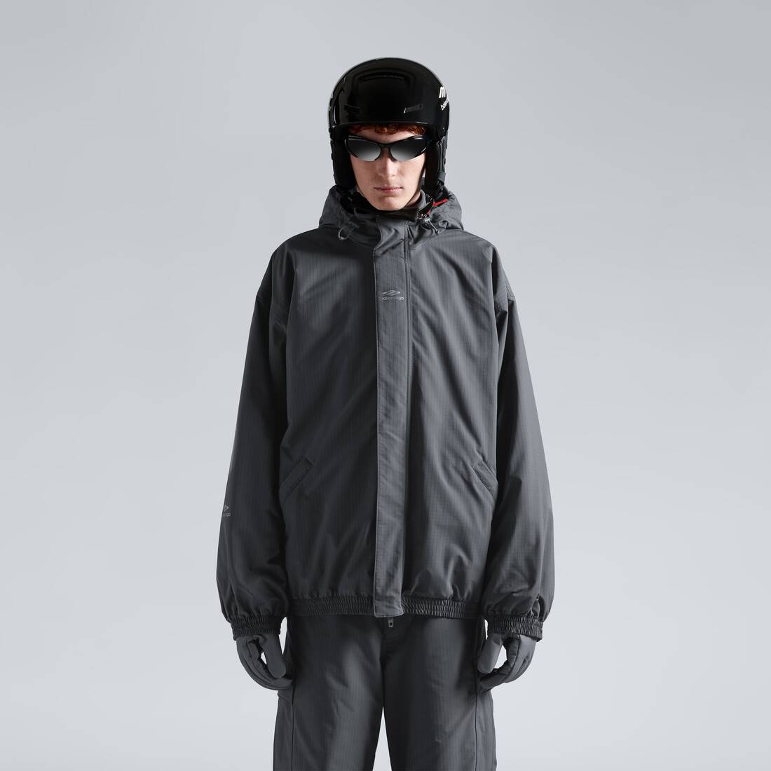 Men's Skiwear - 3b Sports Icon Ski Parka in Dark Grey