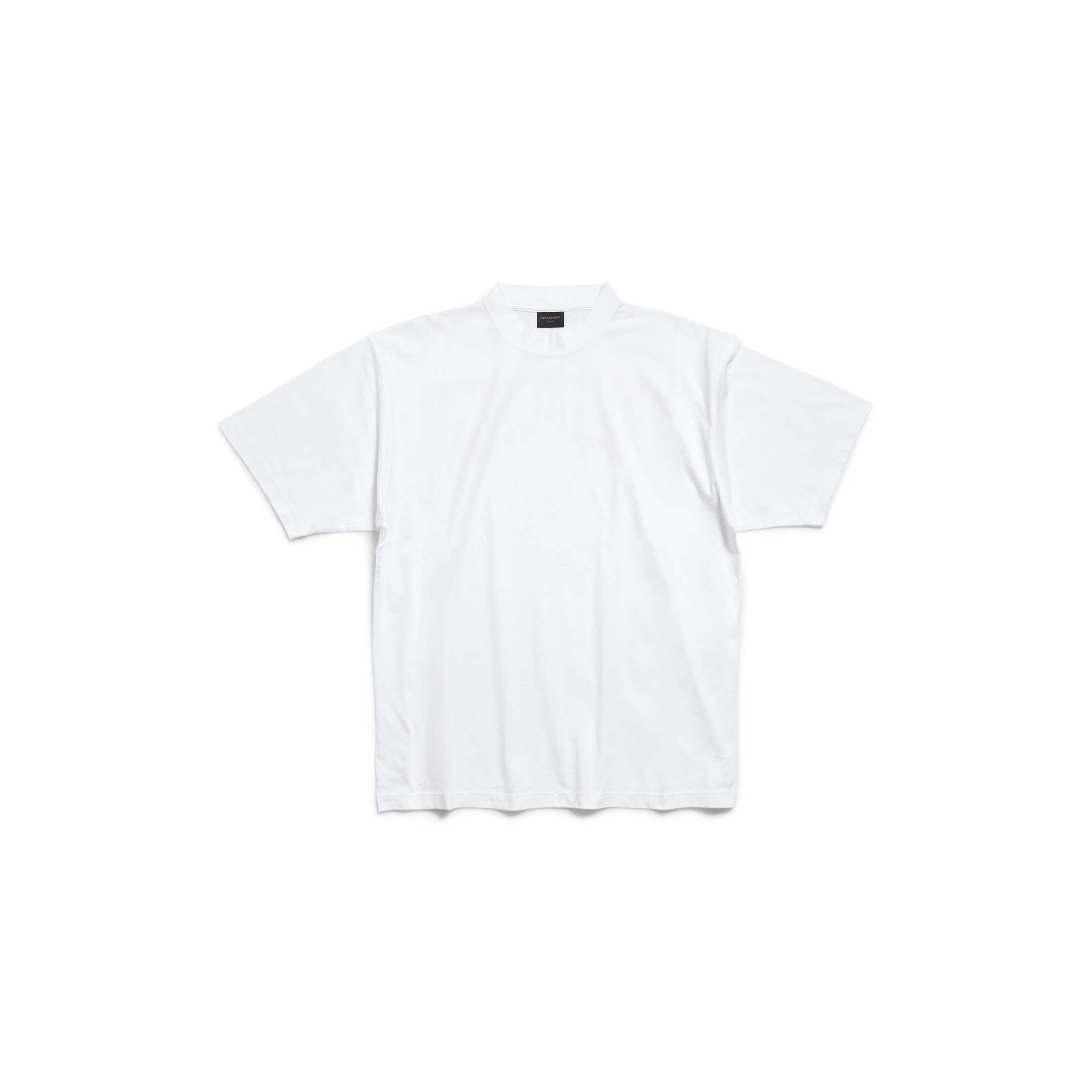 Balenciaga Hand-Drawn T-Shirt Medium Fit - White - Woman - S - Cotton