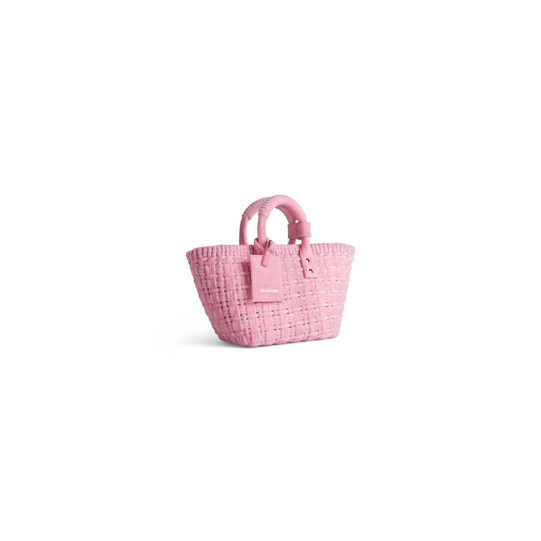 Women's Bistro Xs Basket With Strap In Sponge Fabric in Pink