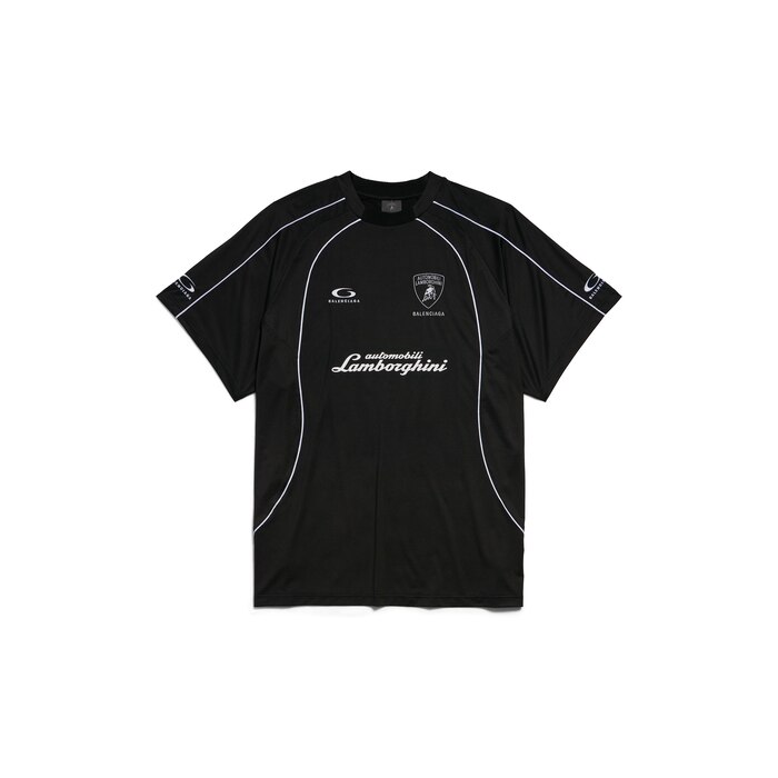 balenciaga i automobili lamborghini oversized soccer t-shirt