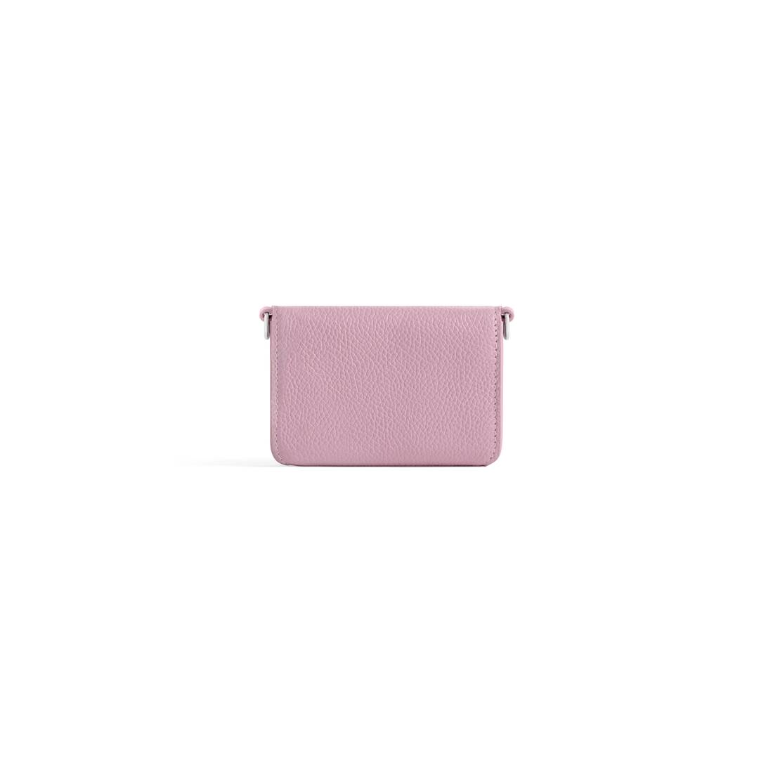 Women's Cash Mini Wallet On Chain in Pink