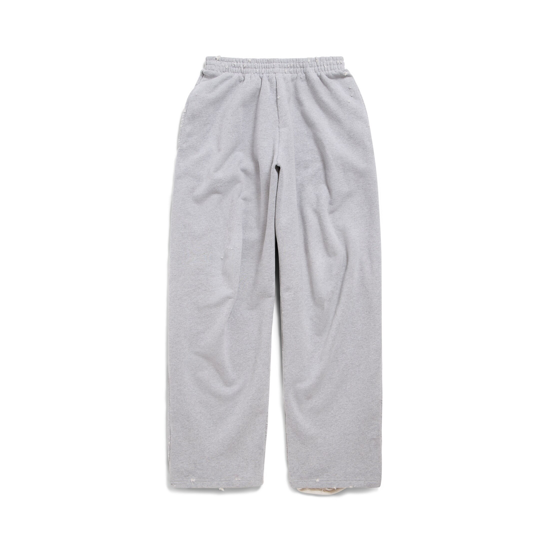 Balenciaga Baggy Sweatpants - Grey & Silver - Unisex - S - Cotton