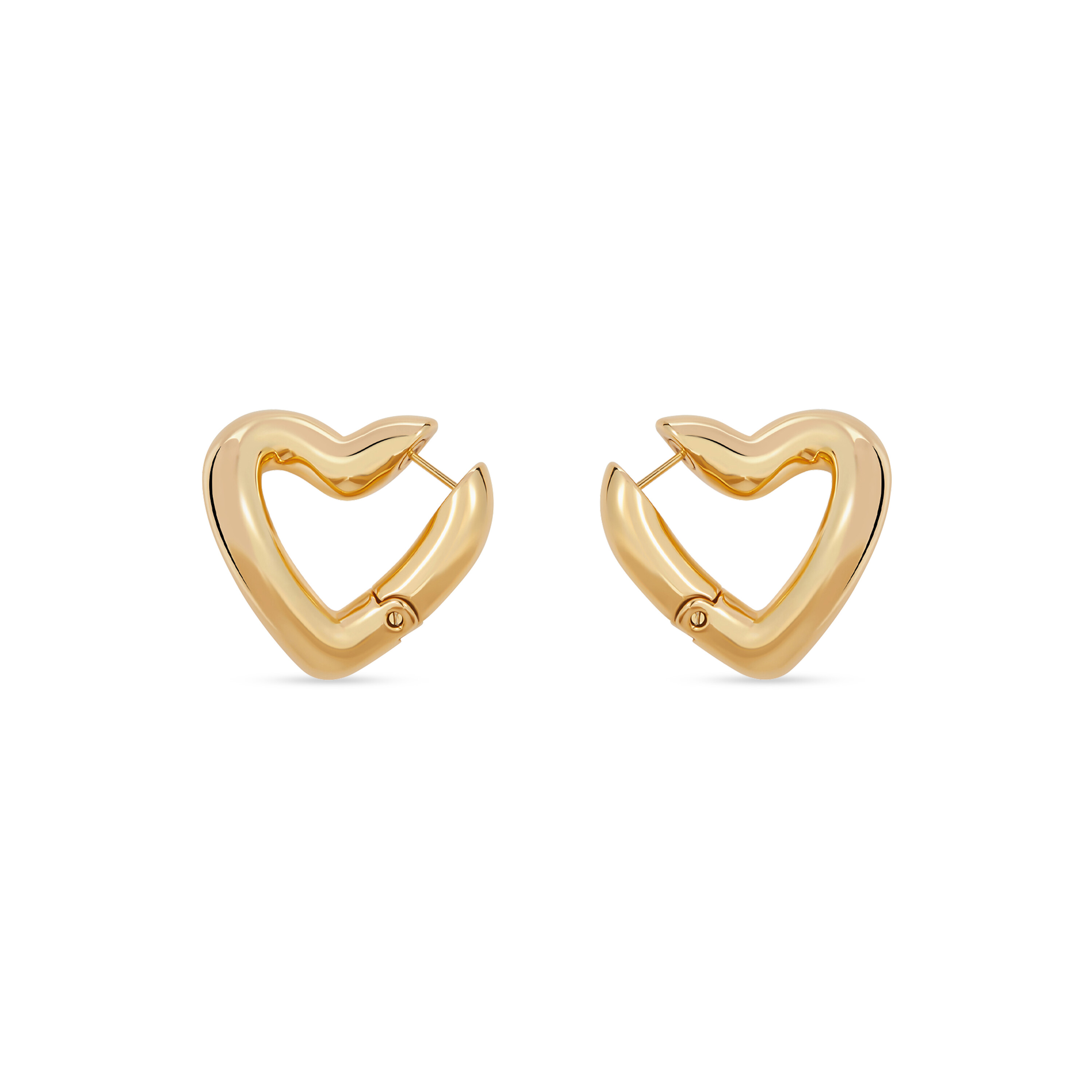 ゴールド の ウィメンズ Loop Heart ピアス | Balenciaga JP
