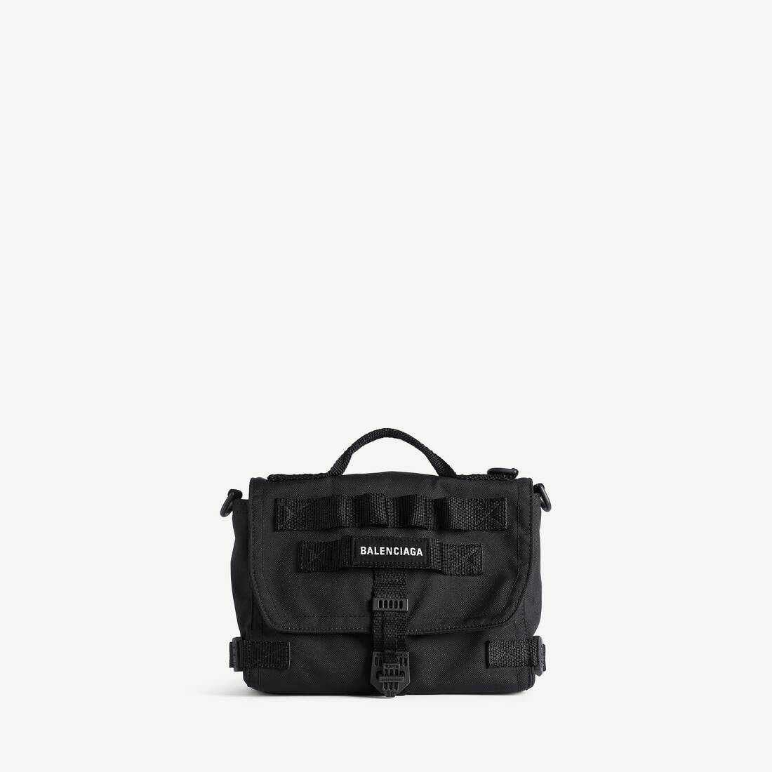 Versace La Medusa Nylon Mini Messenger Bag in Black for Men | UK Versace La Medusa Nylon Mini Messenger Bag in Black for Men | UK