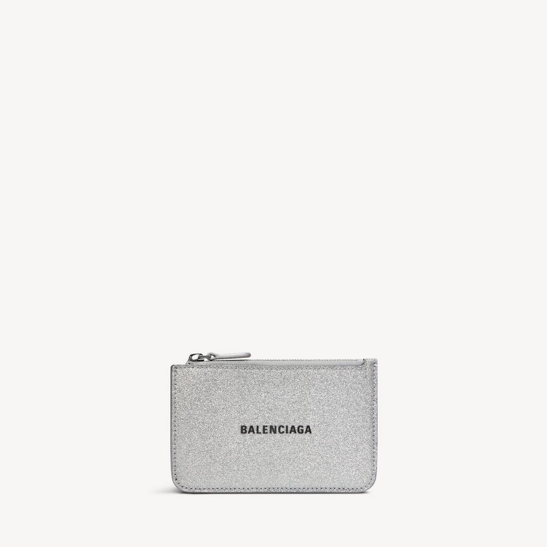 여자 현금 큰 긴 동전과 카드 홀더 스파클링 패브릭은