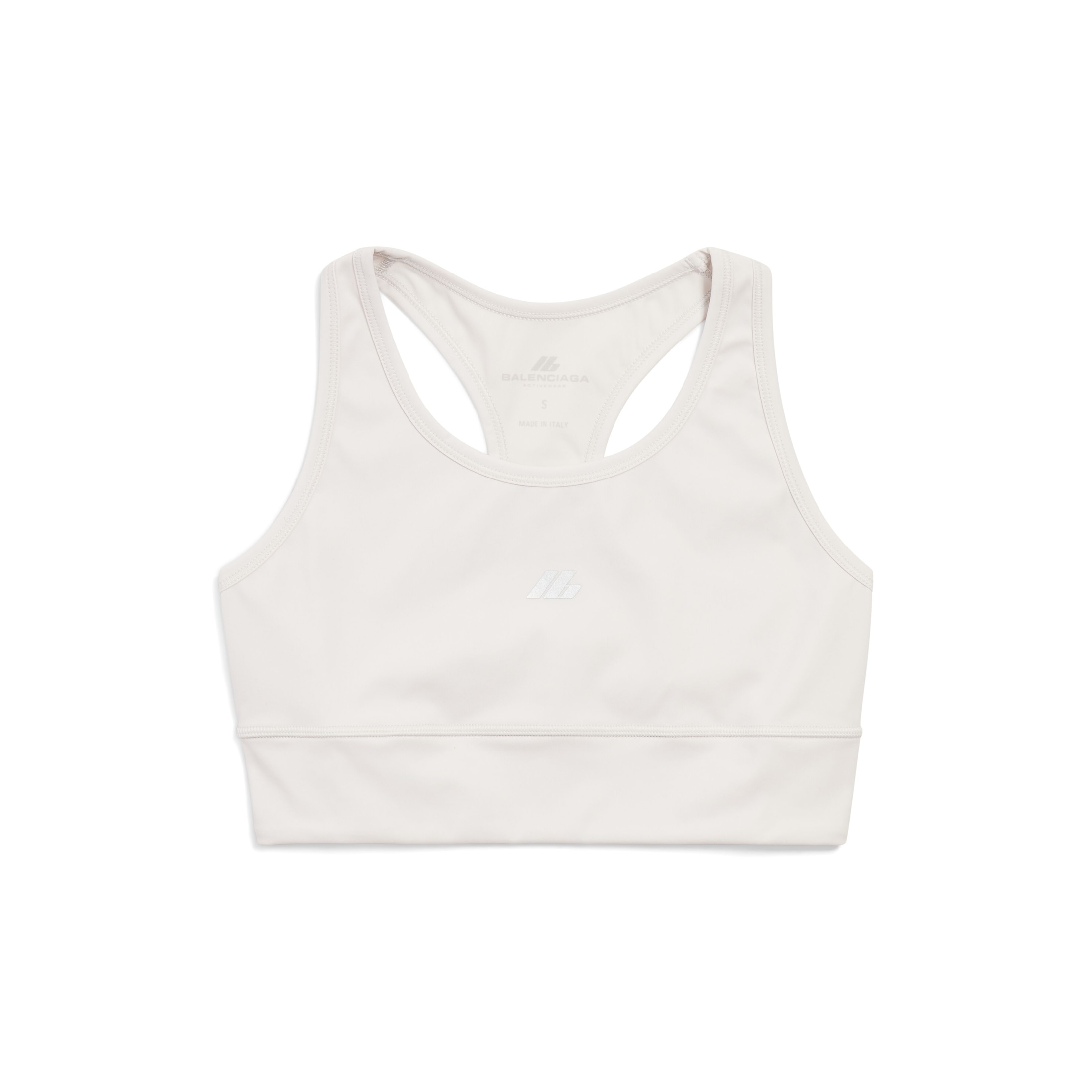 Balenciaga Sujetador Deportivo Activewear - Blanco - Mujer - S - Poliamida & Elastano