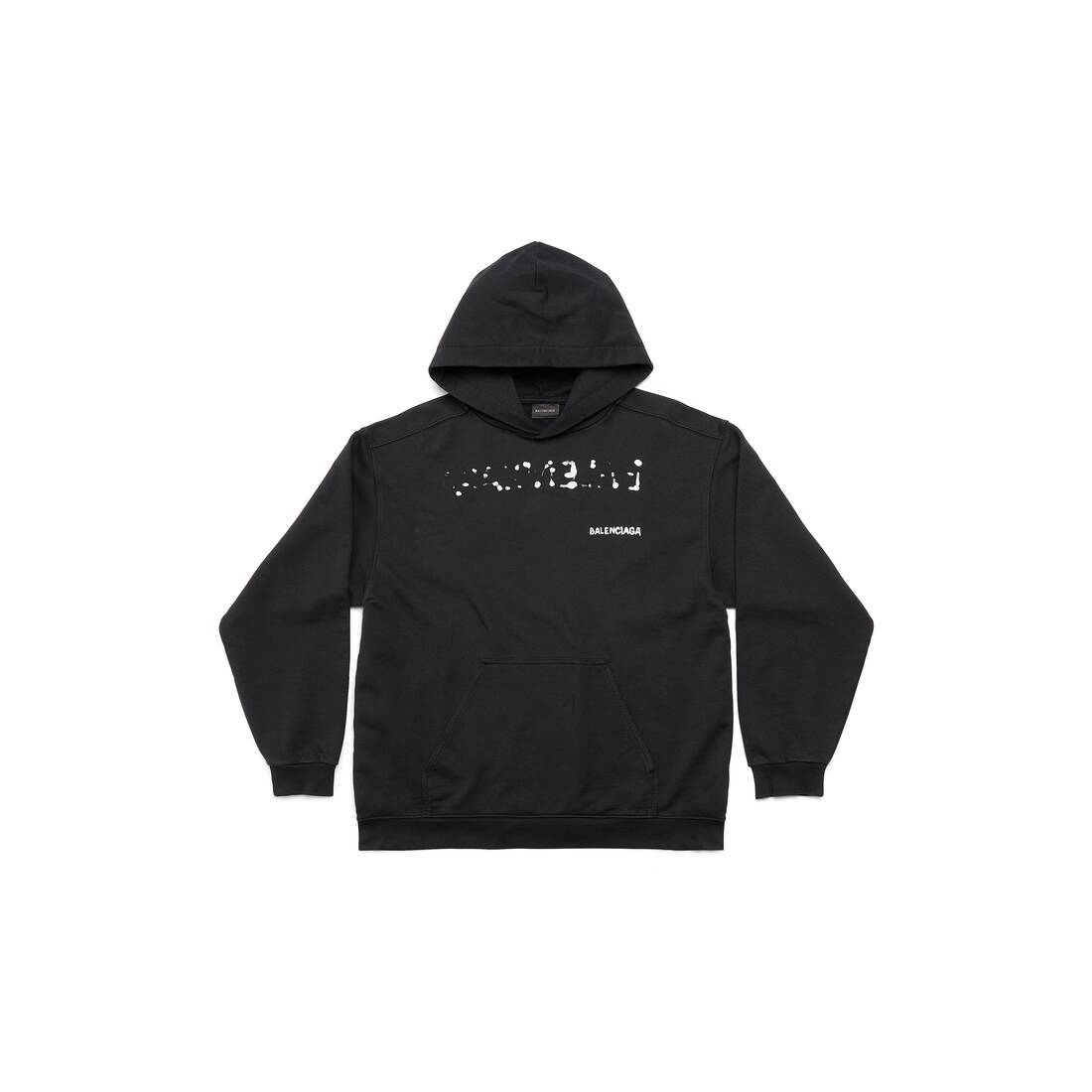 Shop Balenciaga All Over Hoodie  UP TO 60 OFF