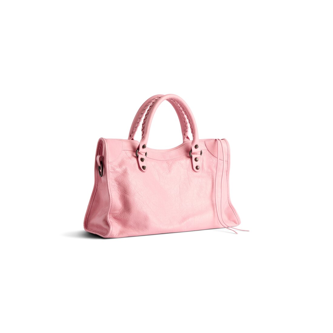 Balenciaga Le City Medium Bag Pink Woman Material Lambskin