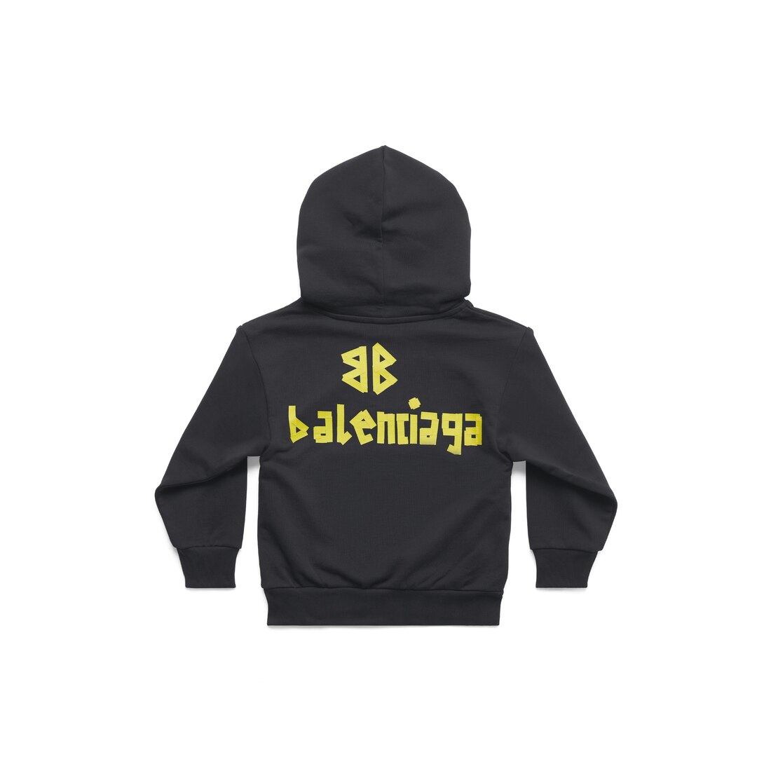 Balenciaga hoodie black and yellow Clearance