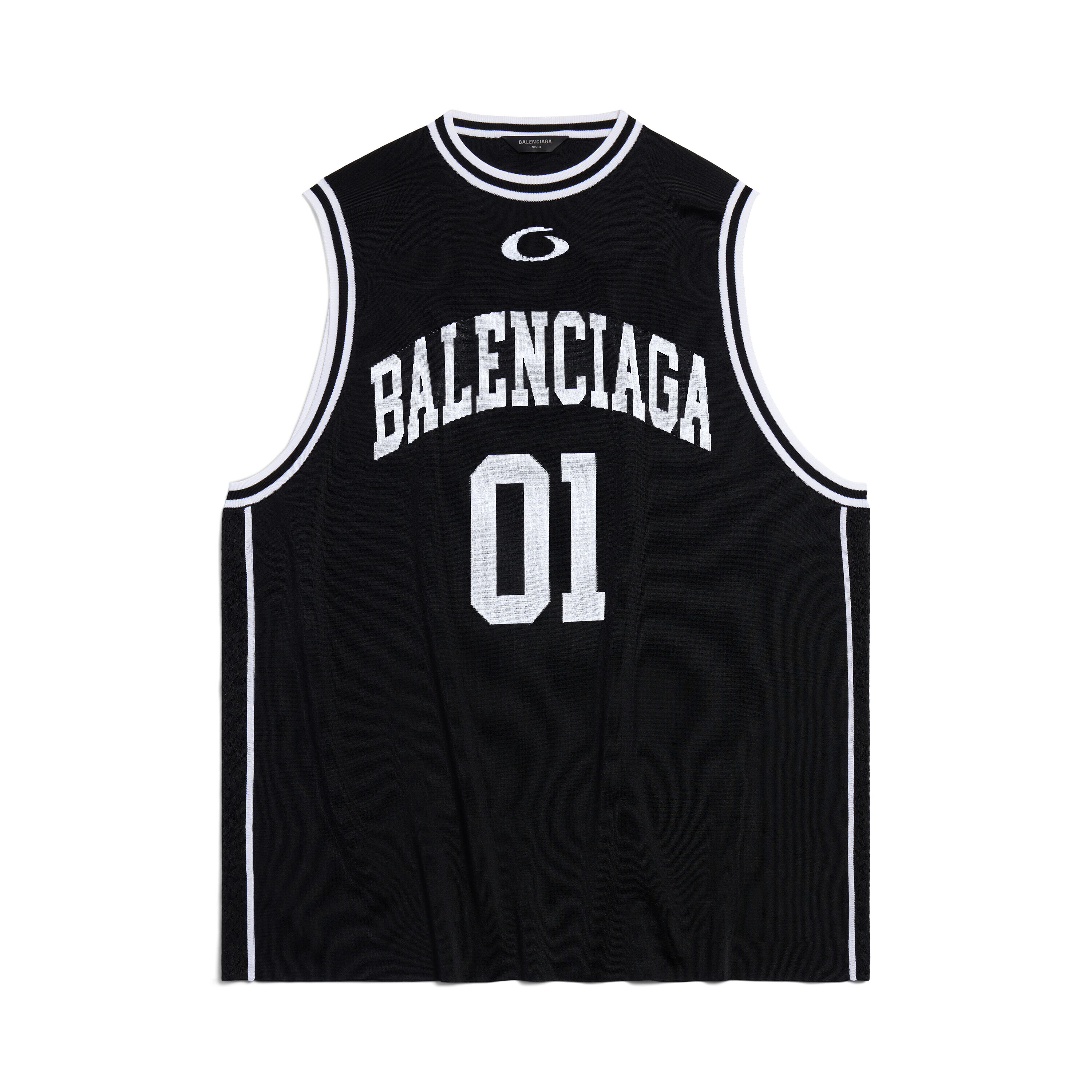 Men s Basketball Series Tank Top in Black white Balenciaga US