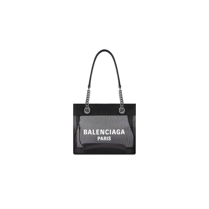 Flagermus Bevidst Rejsebureau Duty Free Medium Tote Bag in Black | Balenciaga US