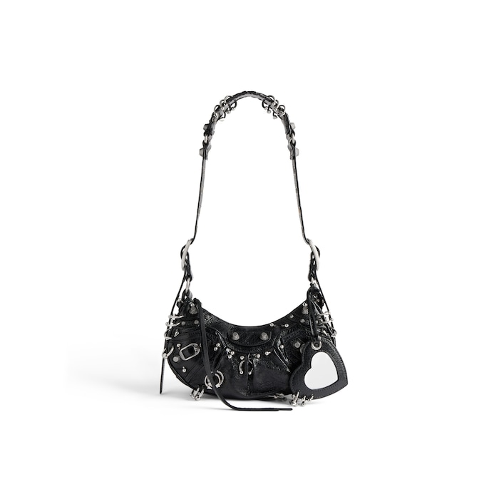 le cagole xs shoulder bag with piercings