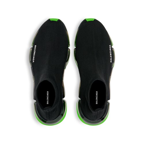 speed 2.0 full clear sole recycled knit sneaker