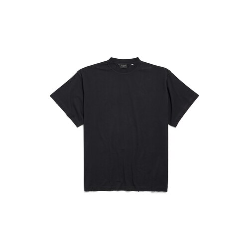 security tape logo t-shirt oversized 