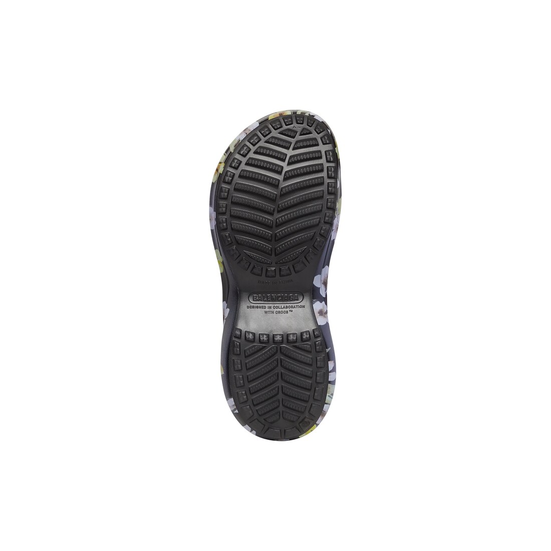 Women's Pool Crocs™ Slide Sandal Flower in Black