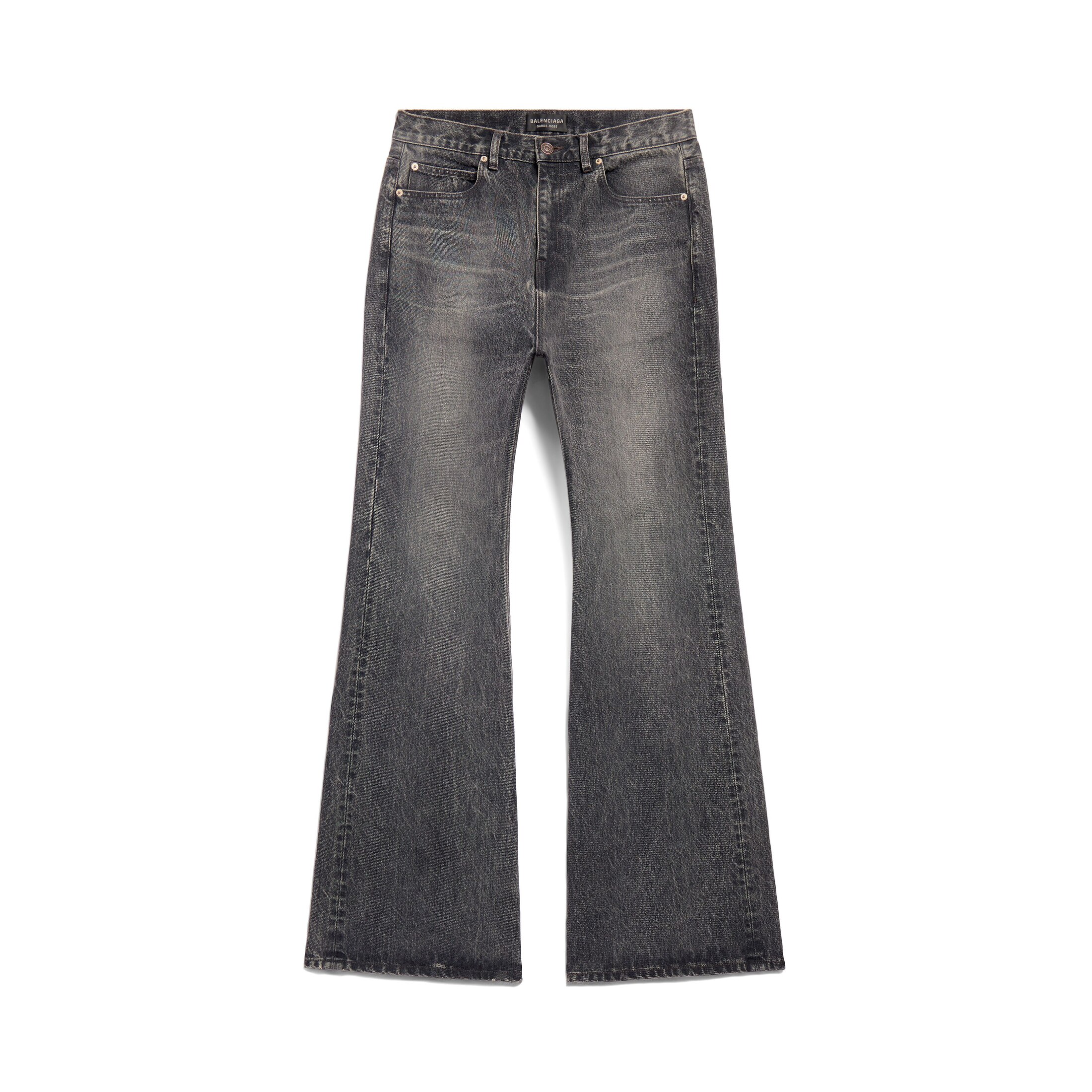 Balenciaga Flared Pants - Black - Man - 32 - Cotton