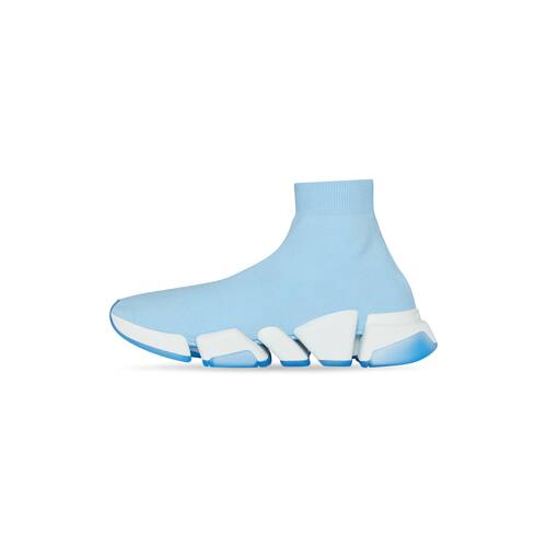 Asimilación simbólico Productos lácteos Zapatillas Speed 3.0 De Punto Reciclado Con Suela Transparente para Mujer  en Azul | Balenciaga ES
