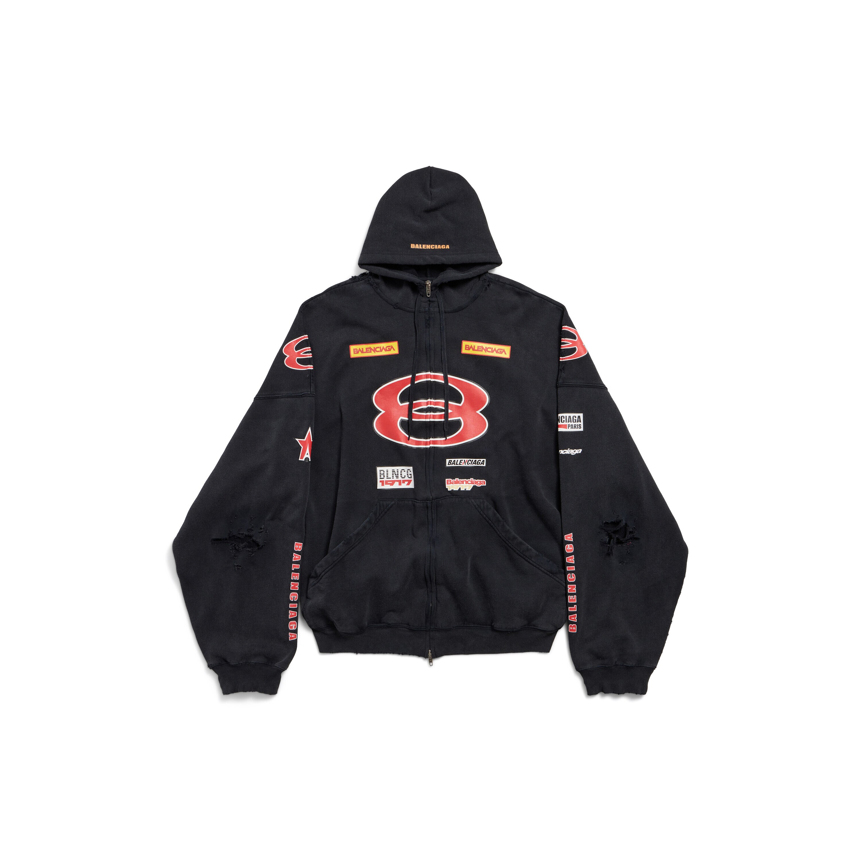 BALENCIAGA - BALENCIAGA オーバーサイズ パーカーの通販 by