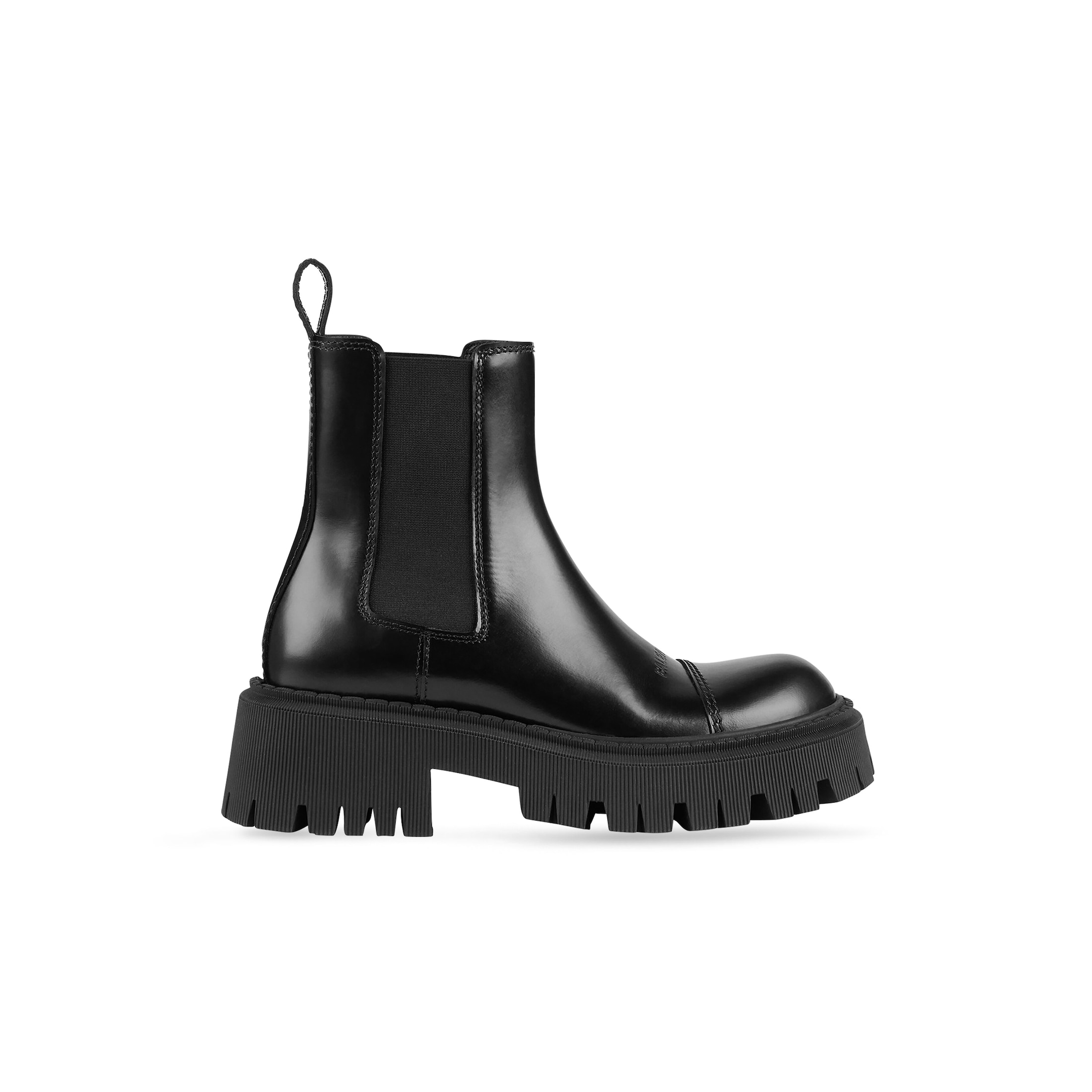 Balenciaga Tractor 20mm Boot - Black - Woman - 40 - Calfskin