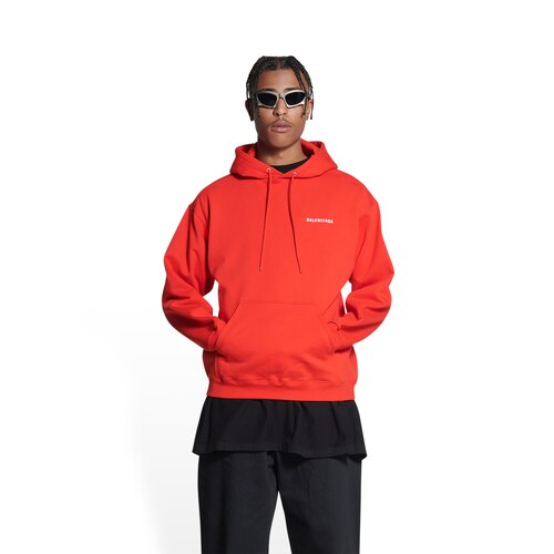 red hoodie balenciaga