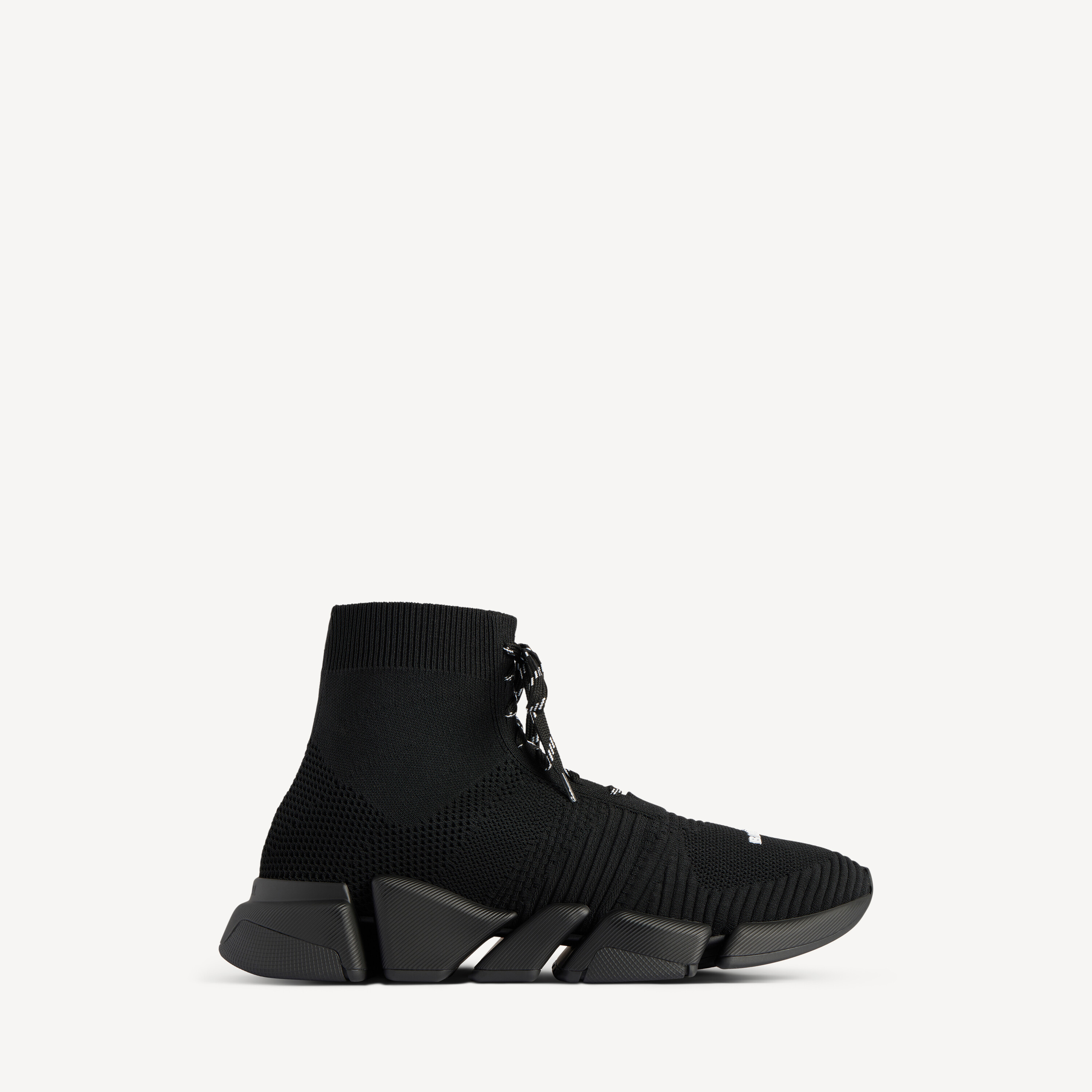 Men's Speed Lace-up Sneaker in Black Balenciaga US