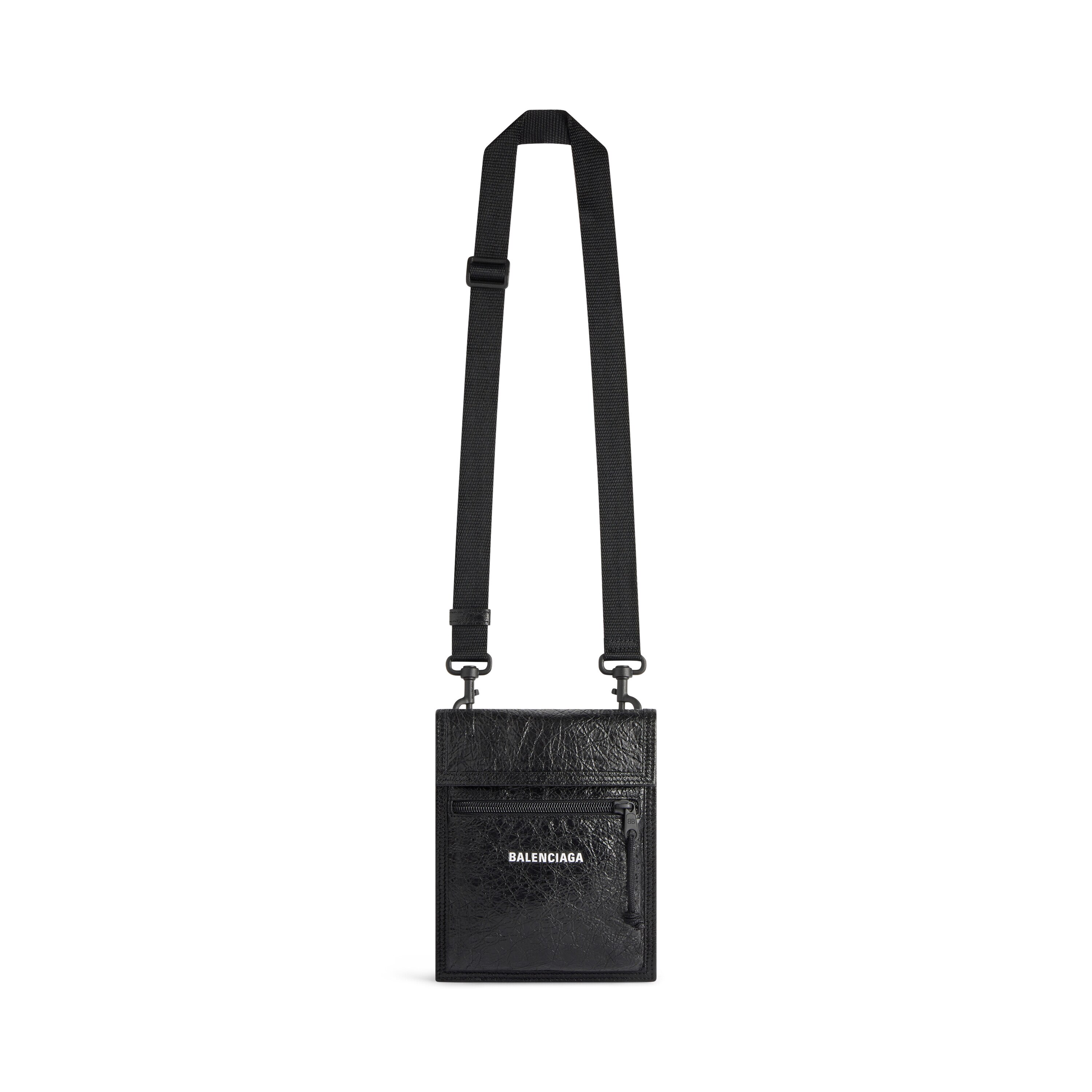 Men s Explorer Small Pouch With Strap in Black