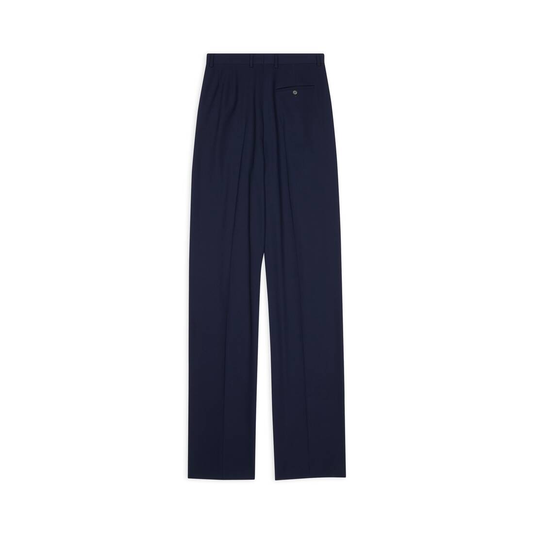 Men's Large Fit Tailored Pants in Navy Blue