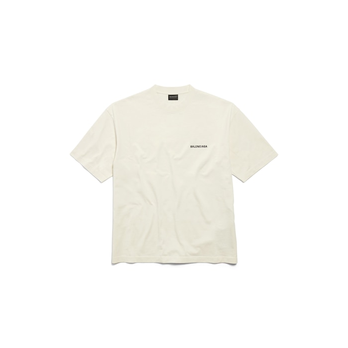 t-shirt balenciaga back fit medium