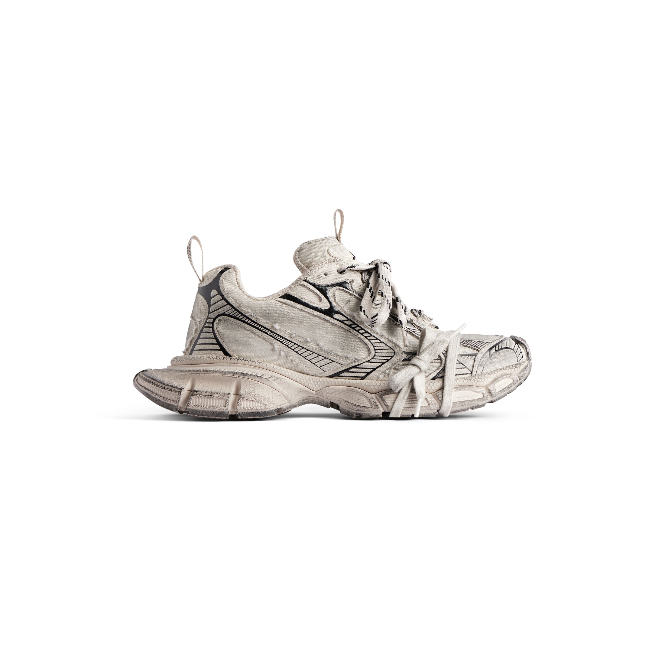 Balenciaga 3XL Sneaker - Beige - Woman - 36 - Recycled Cotton, Cotton