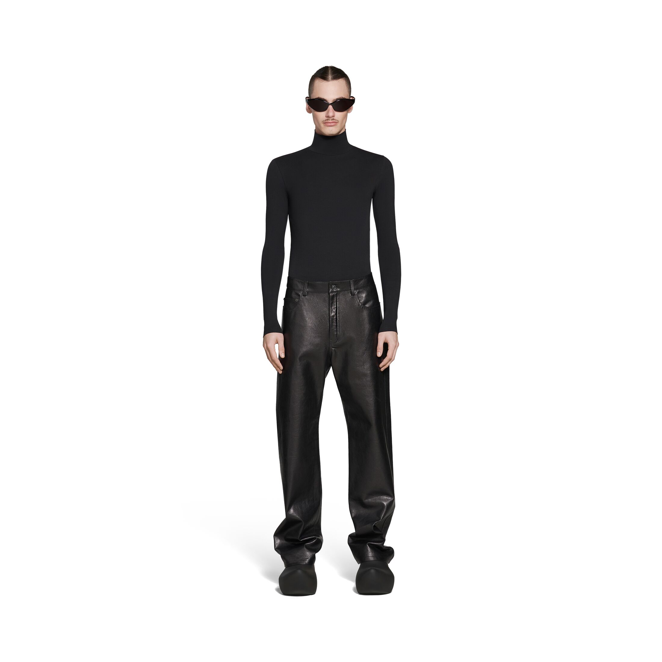 Medium Fit Pants in Black | Balenciaga US
