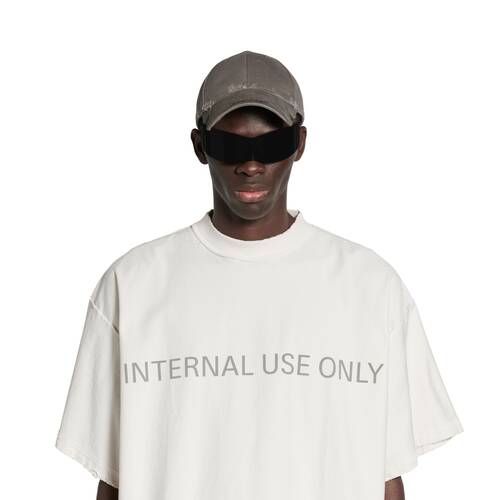 internal use only inside-out t-shirt oversized