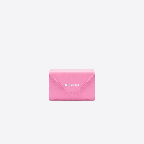 balenciaga card holder pink