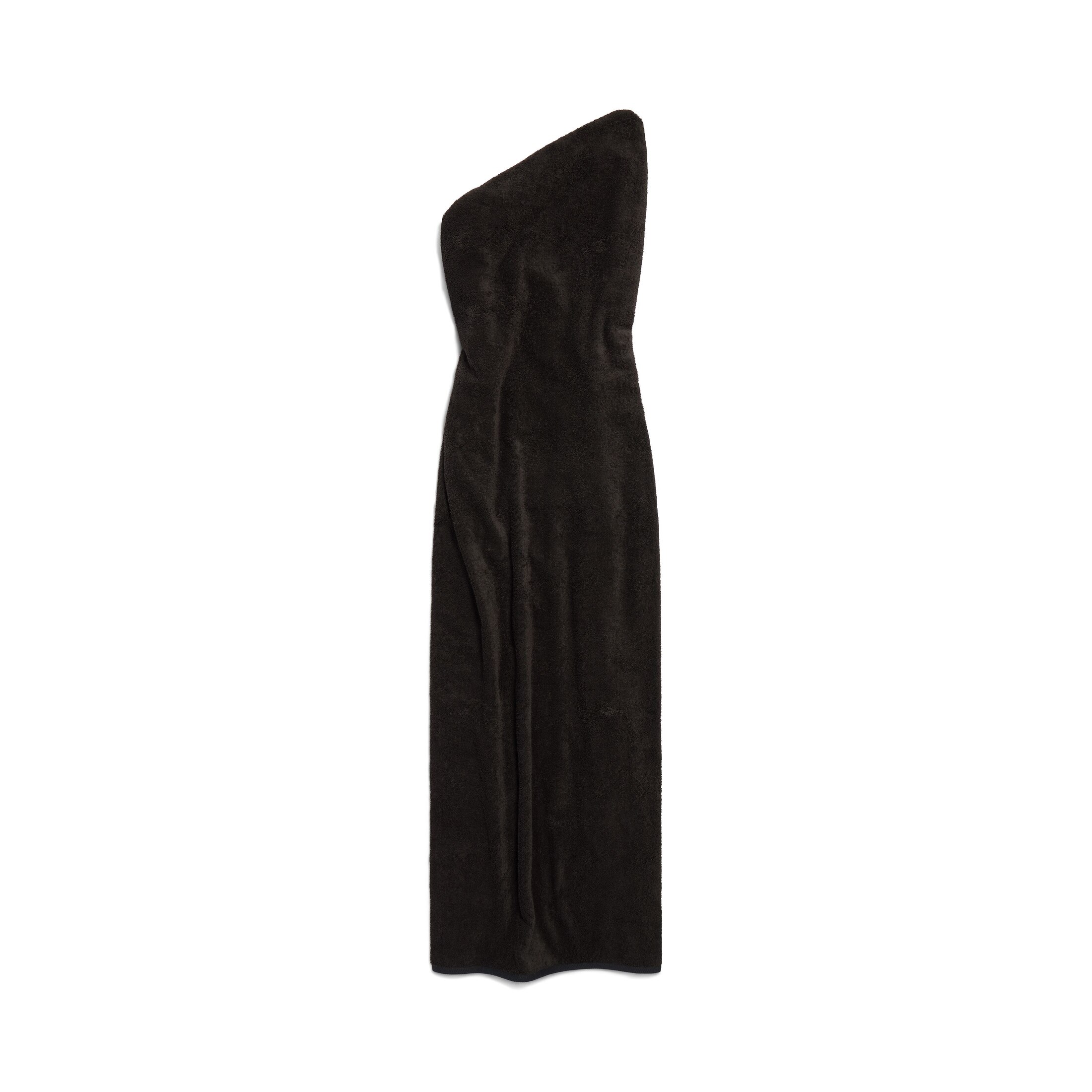 Balenciaga Draped Maxi Dress - Black - Woman - 40 - Cotton