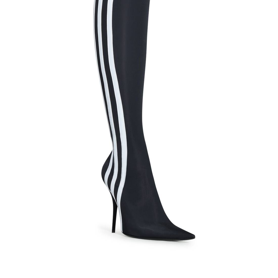Women's Balenciaga / Adidas Knife 110mm Over-the-knee Boot in Black