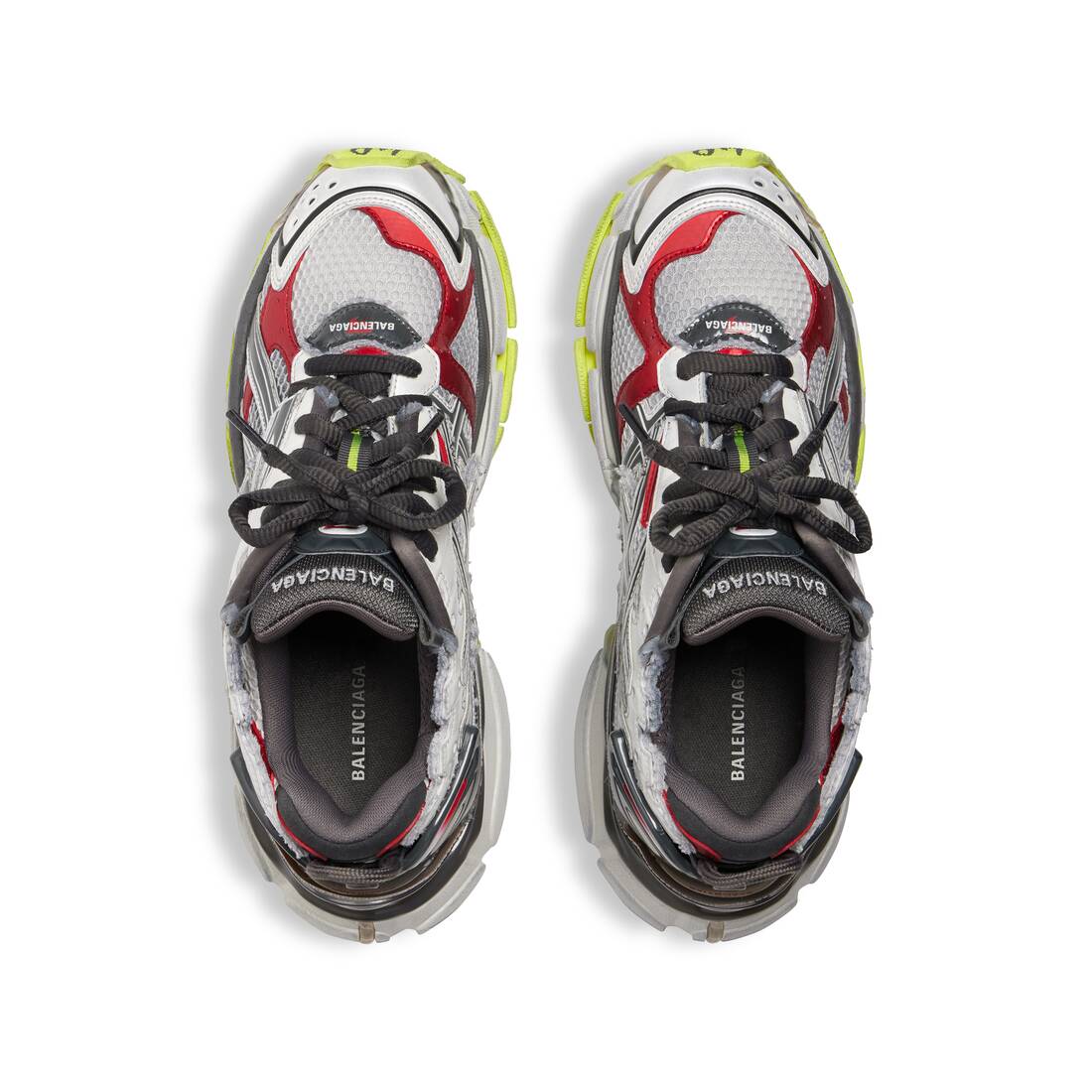 Balenciaga Track 2 Sneaker in Black & Grey & Red