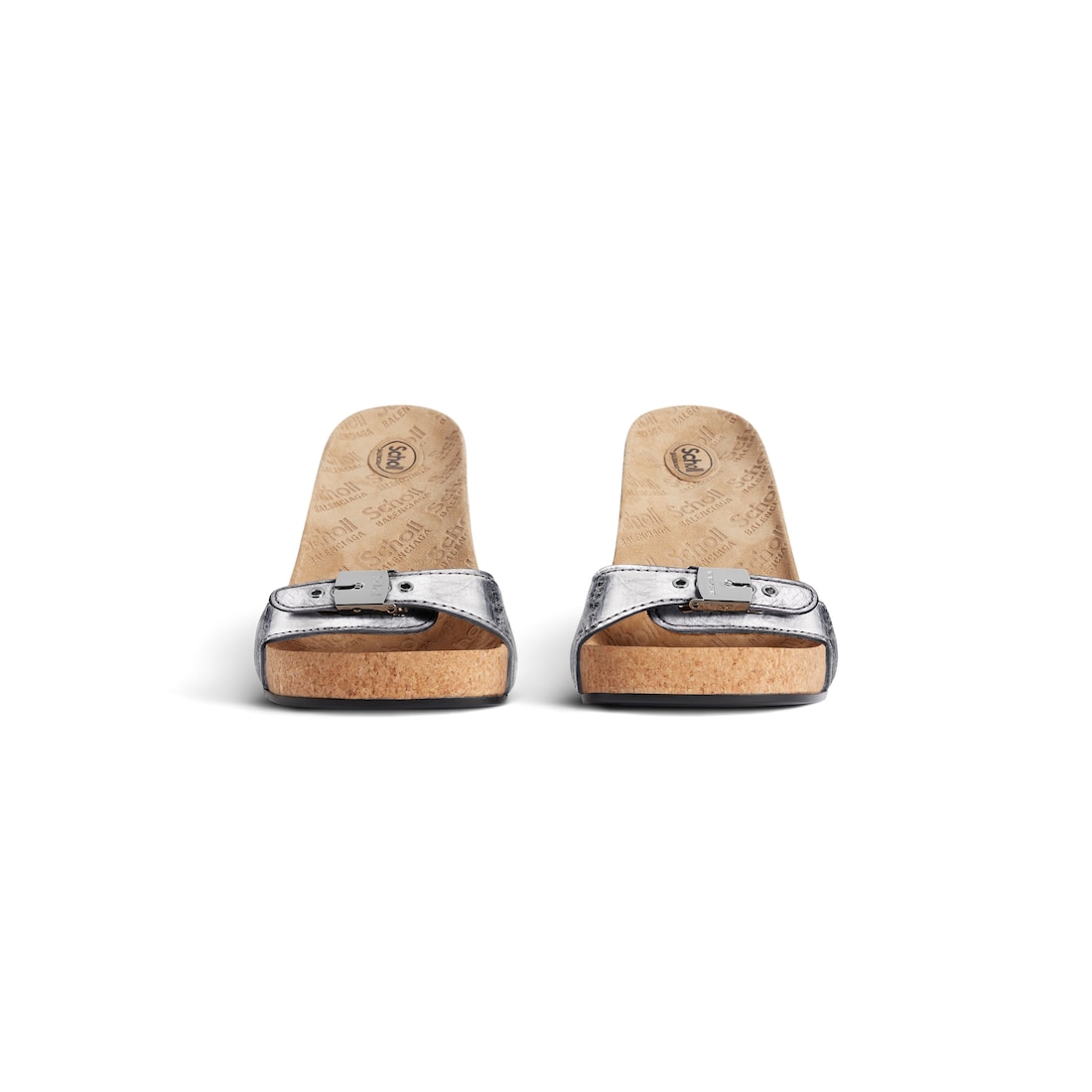 Women's Balenciaga I Scholl Sandal in Silver | Balenciaga US